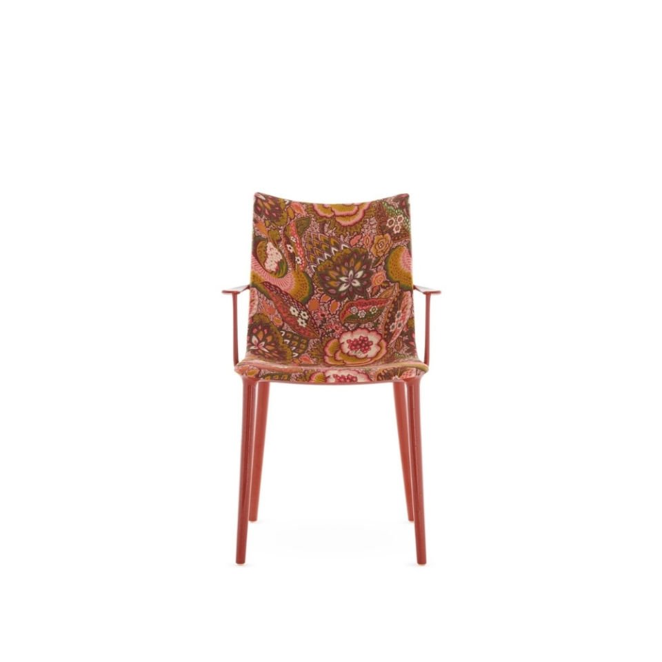 Kartell H.H.H Kumaş Döşemeli Paslı Turuncu Kollu Sandalye
