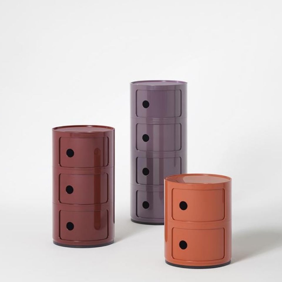 Kartell Componibili 2 Çekmeceli Turuncu Modül