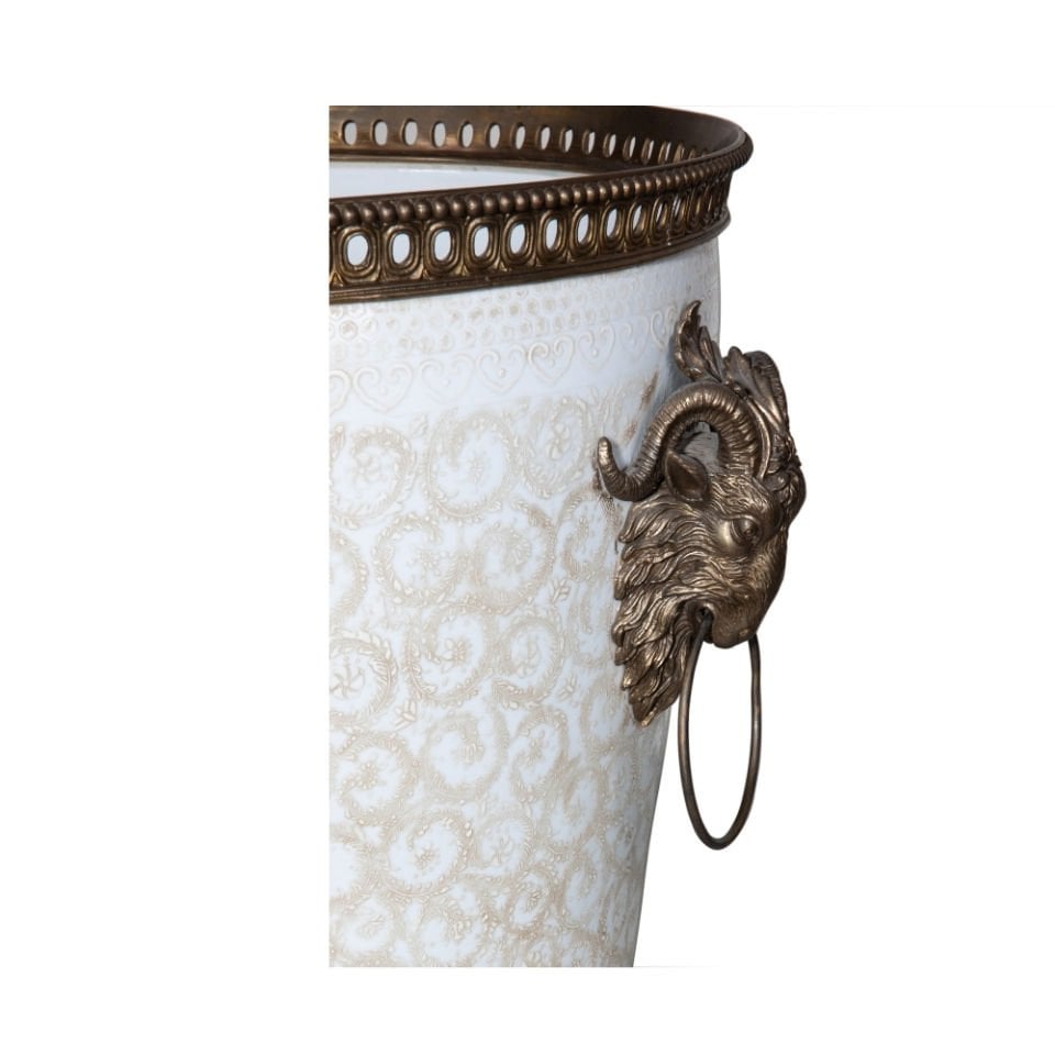 Asiatides Bay Leaf Bronz Kenarlı Kaşpo