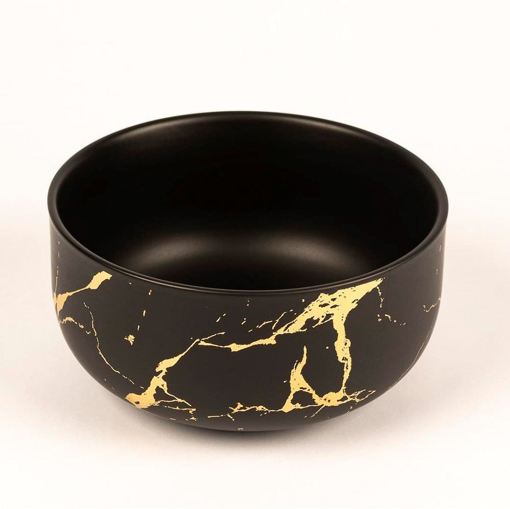 Siyah Gold Kase 16 cm