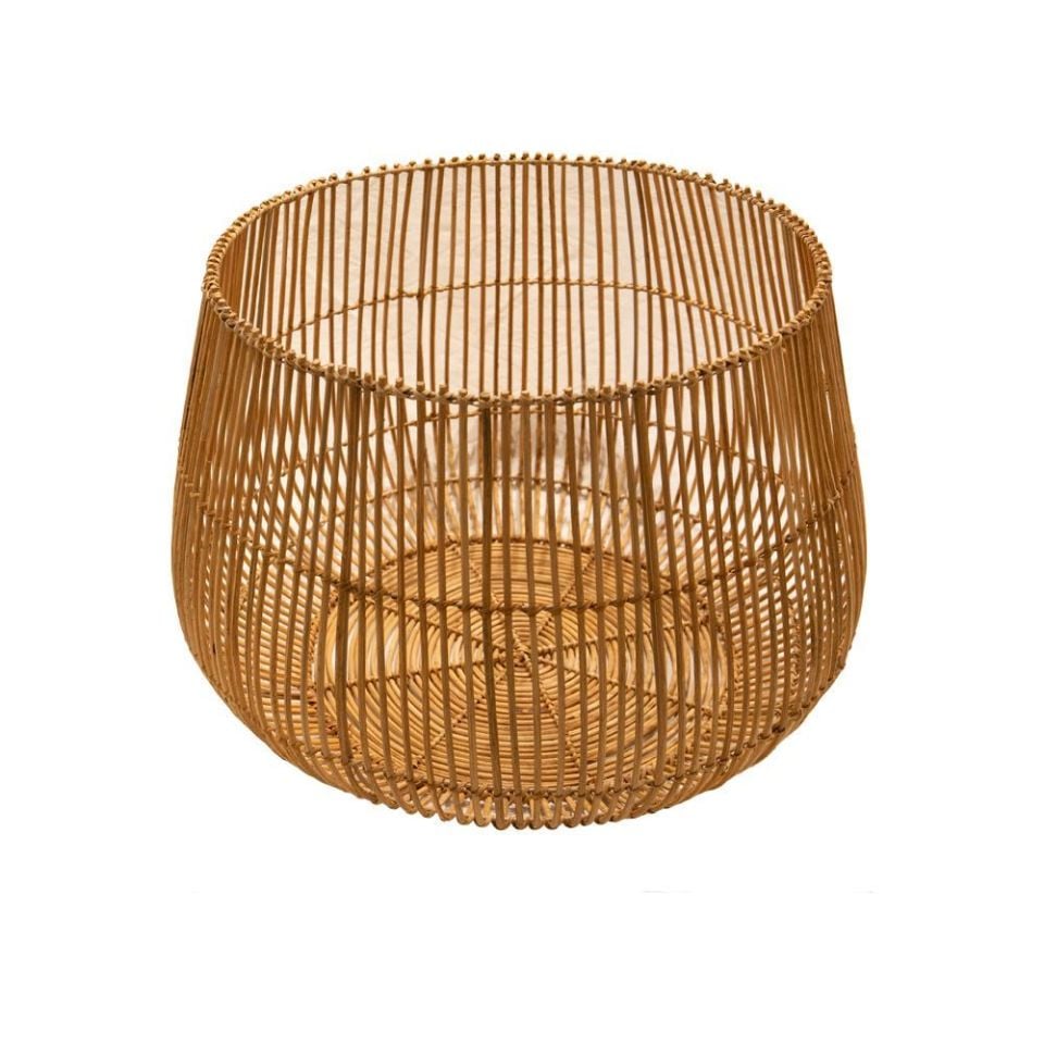 Dekoratif Rattan Sehpa