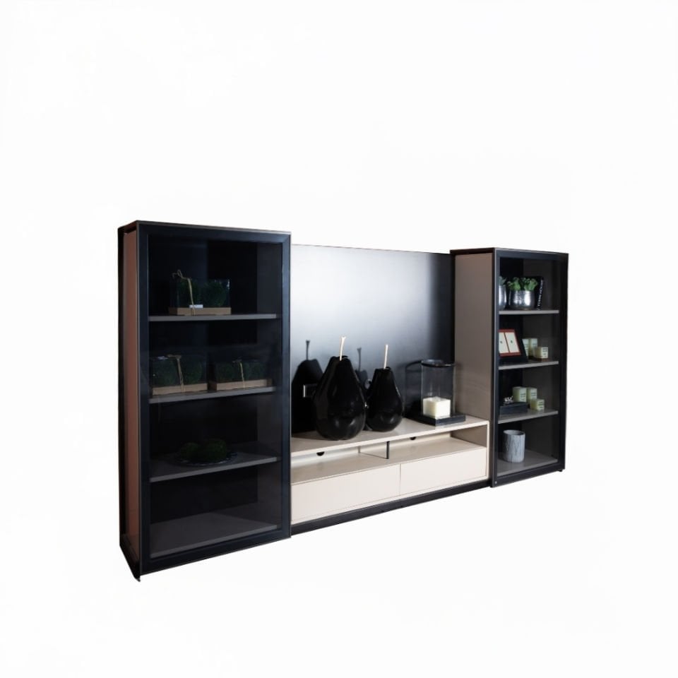 Villa Raflı Sürgülü Kapaklı Ünite