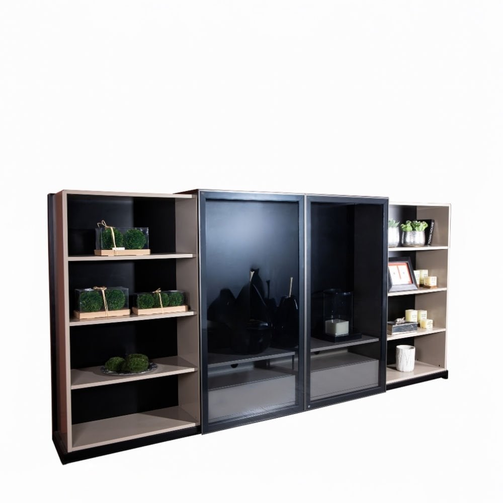 Villa Raflı Sürgülü Kapaklı Ünite