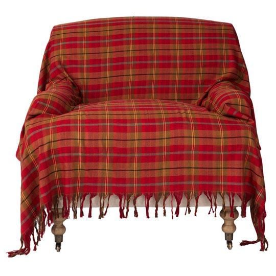 Tartan Koltuk Şalı