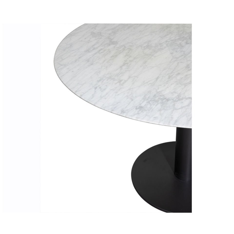 Camerich Hanna Mermer Tablalı Yuvarlak Servis Masası