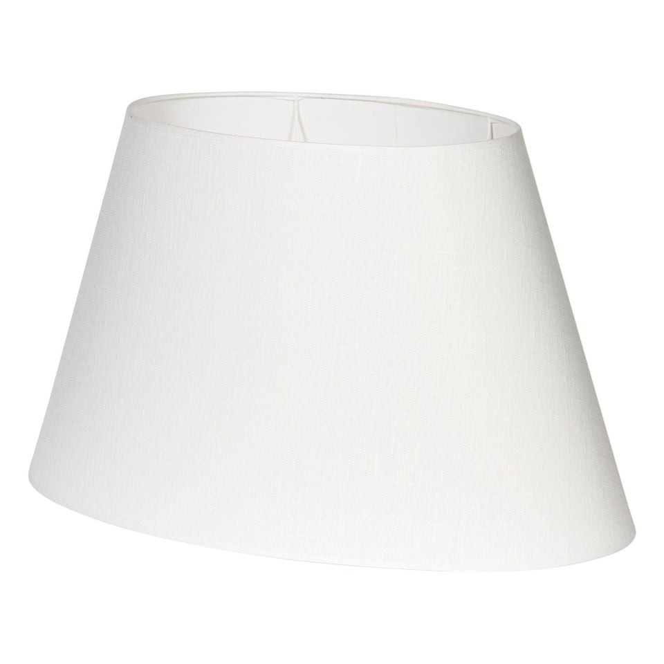 Beyaz Abajur Şapkası Q:59.5 cm