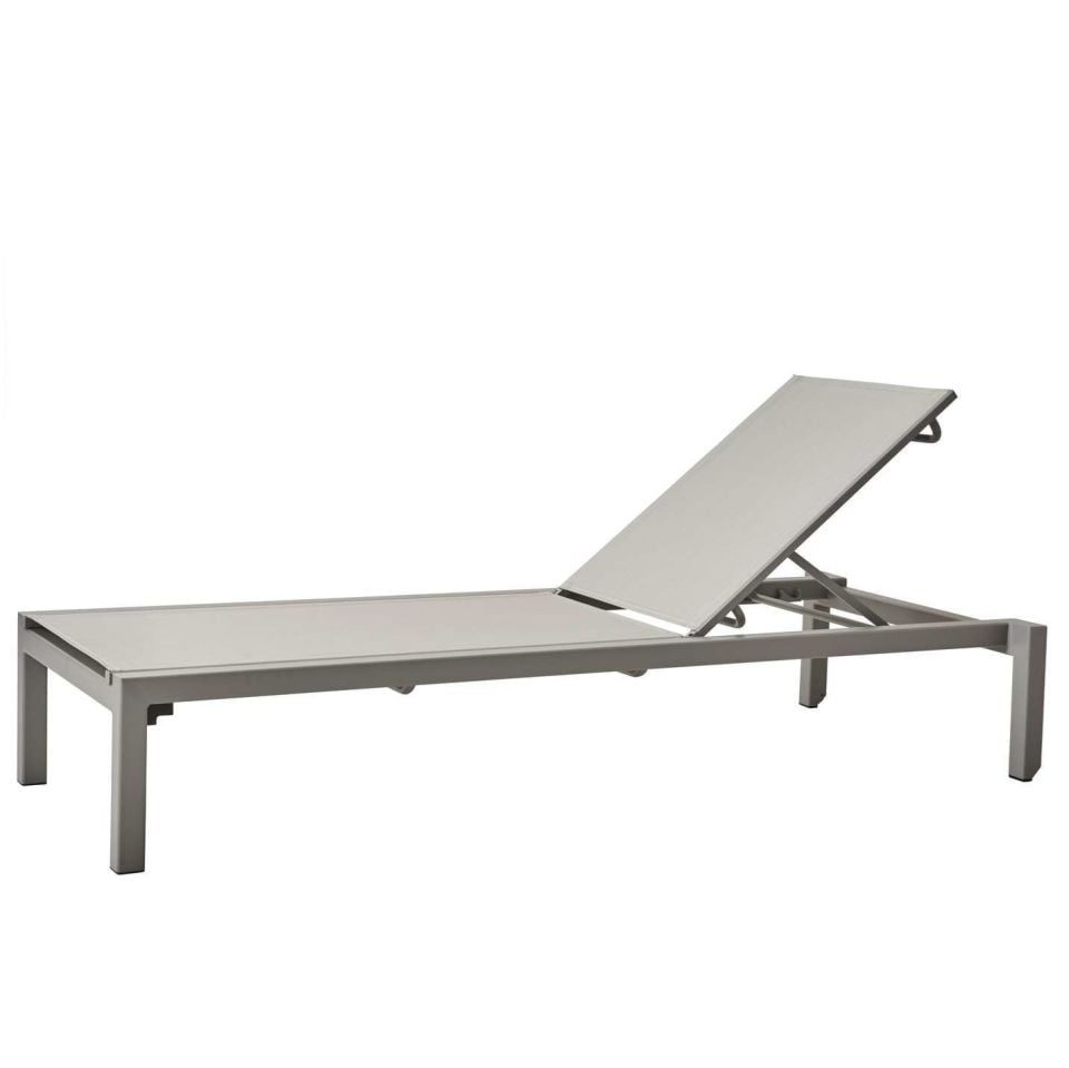 Relax Şezlong Açık Gri