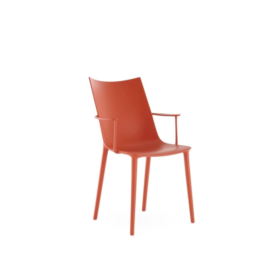 Kartell H.H.H Mat Paslı Turuncu Kollu Sandalye