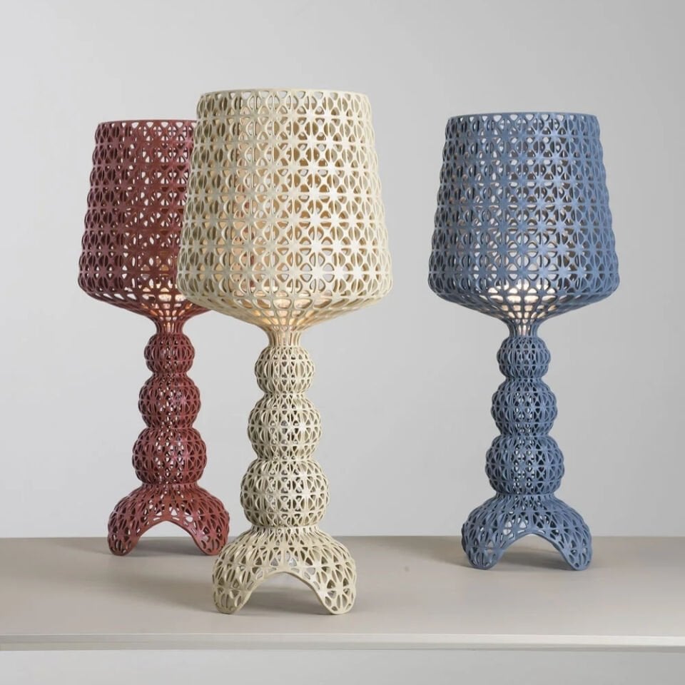 Kartell Kabuki Bej Mini Masa Lambası