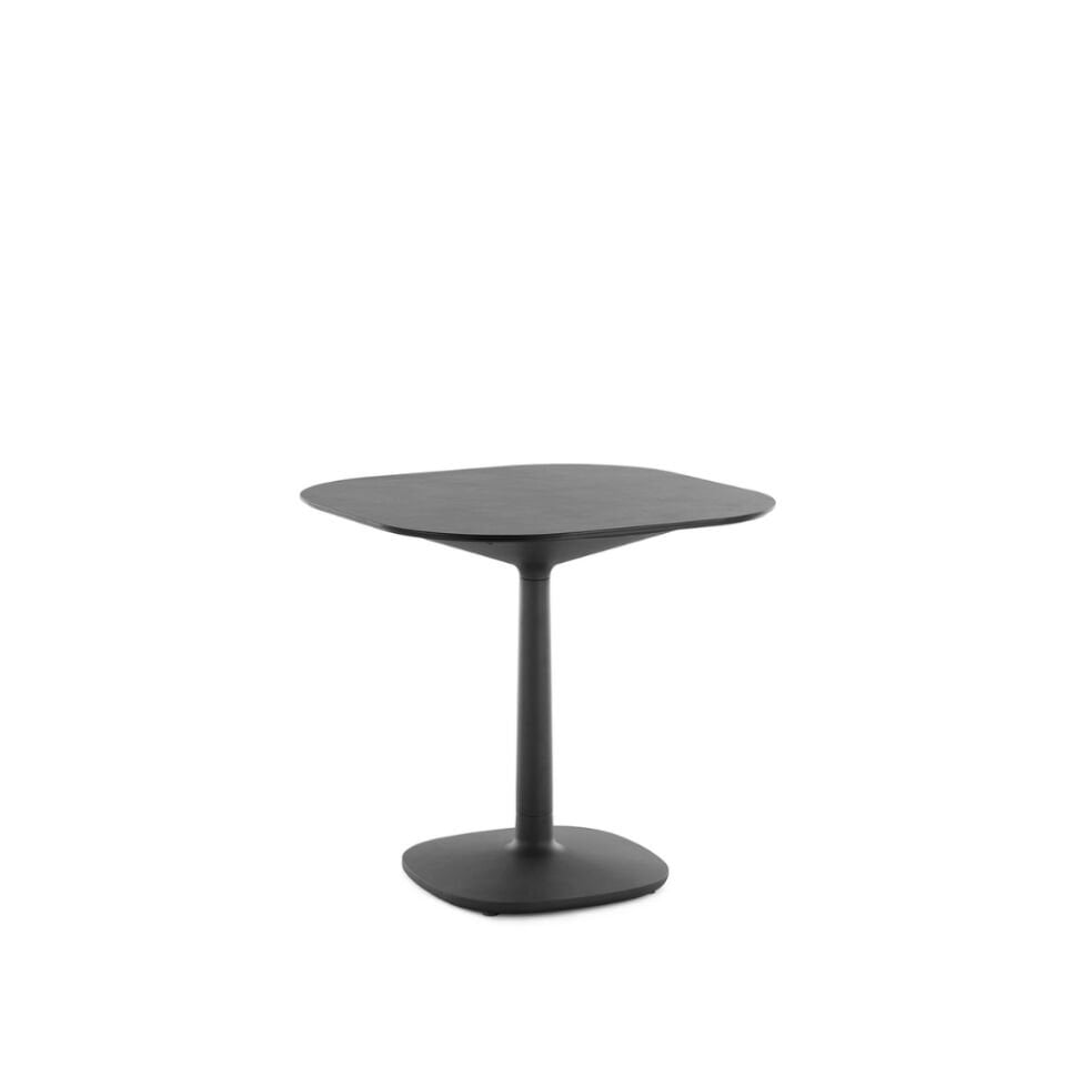 Kartell Multiplo Bistro Siyah Kare Masa