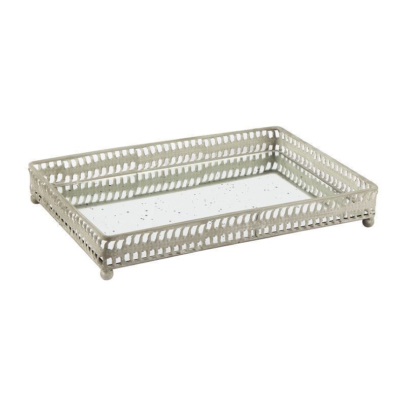 Tepsi Eskitilmiş Aynalı 40 cm