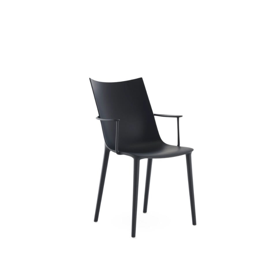 Kartell H.H.H Mat Siyah Kollu Sandalye