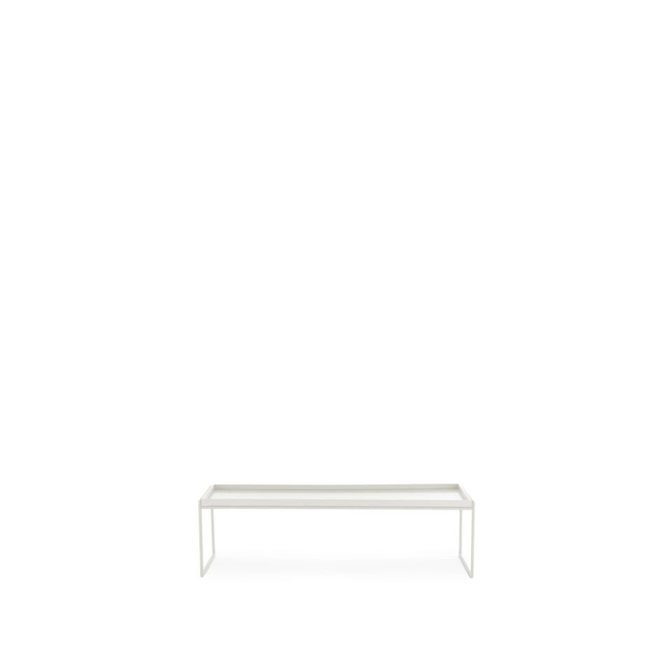 Kartell Trays 120 cm Parlak Beyaz Sehpa