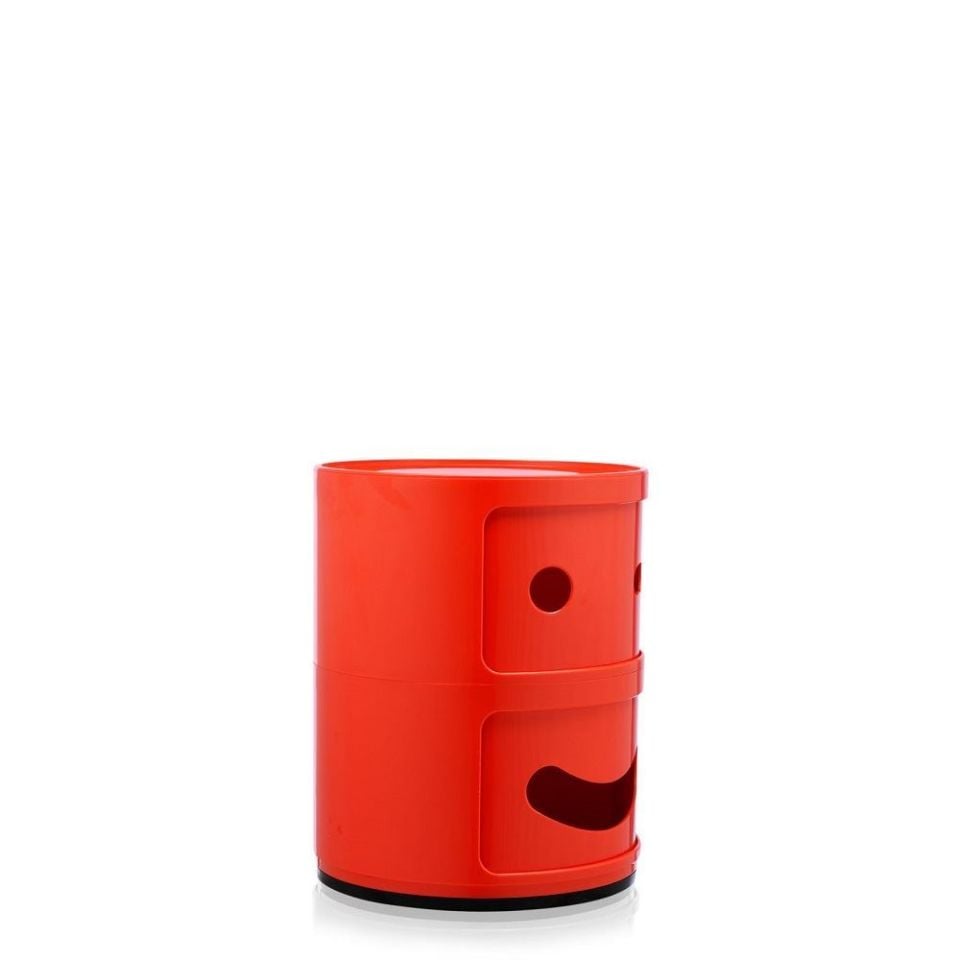 Componibili Smile Göz Kırpan 2 Çekmeceli Kırmızı