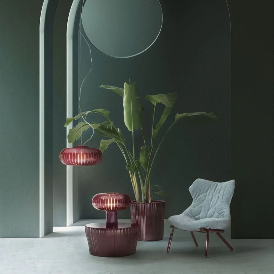 Kartell Teresa Bordo Tavan Lambası