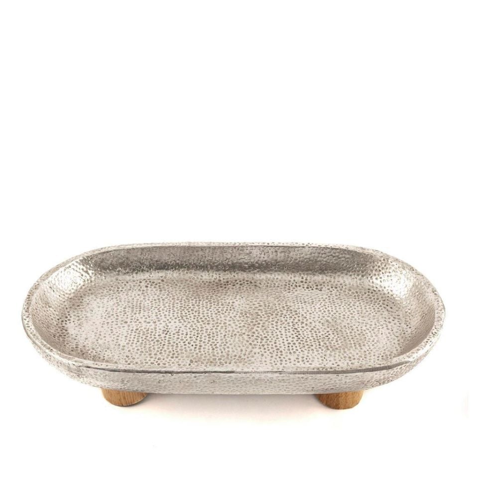 Ayaklı Resin Tepsi 49x26x10 cm