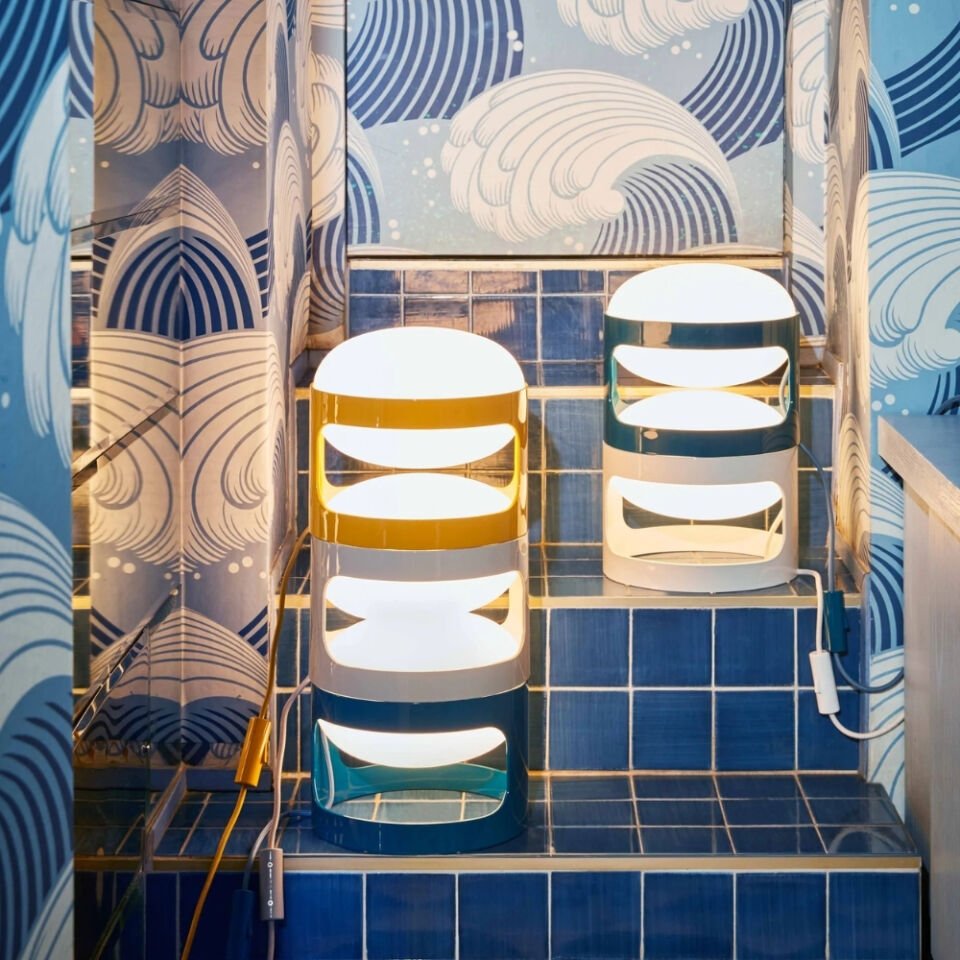 Kartell KD28 Beyaz Masa Lambası