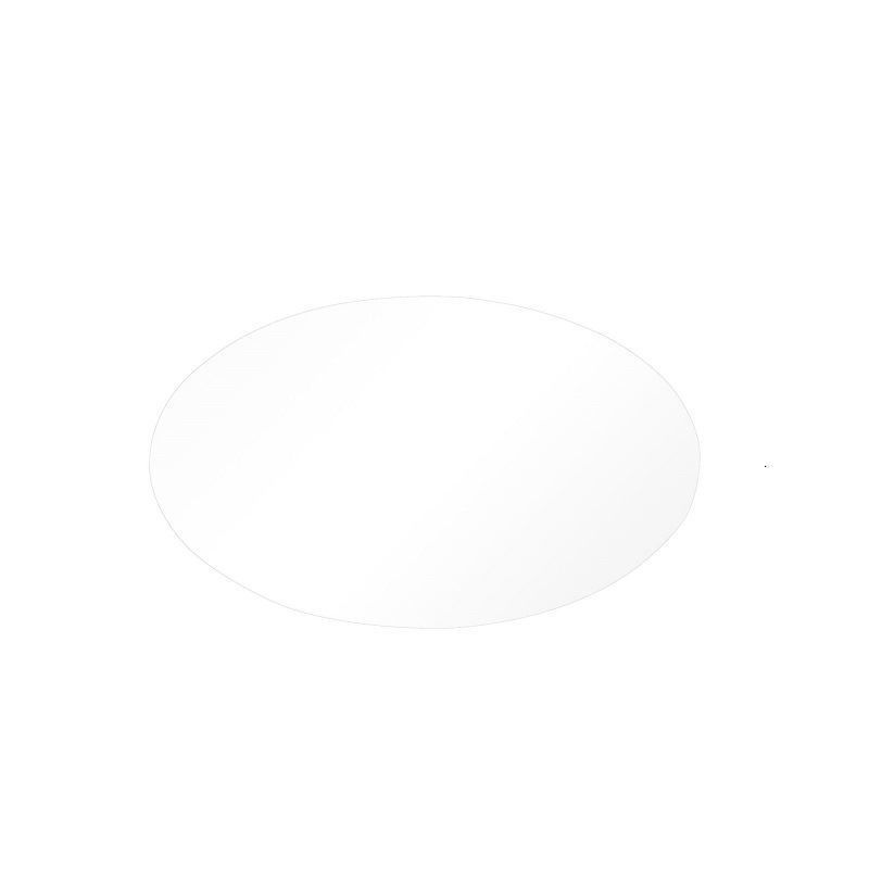 Glossy Oval Yemek Masası Beyaz
