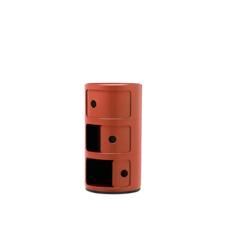Kartell Componibili 3 Çekmeceli Turuncu Modül