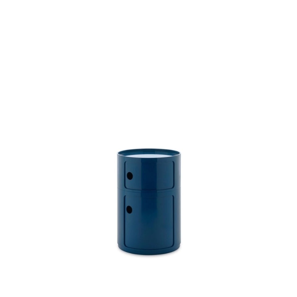 Kartell Big Componibili Mavi 2 Çekmeceli Komodin