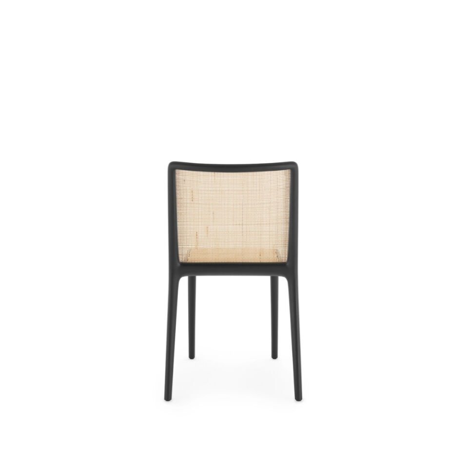 Kartell Belvedere Naturel Siyah Rattan Sandalye