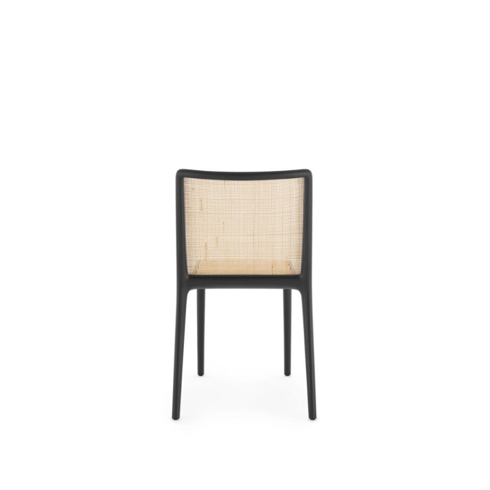 Kartell Belvedere Naturel Siyah Rattan Sandalye