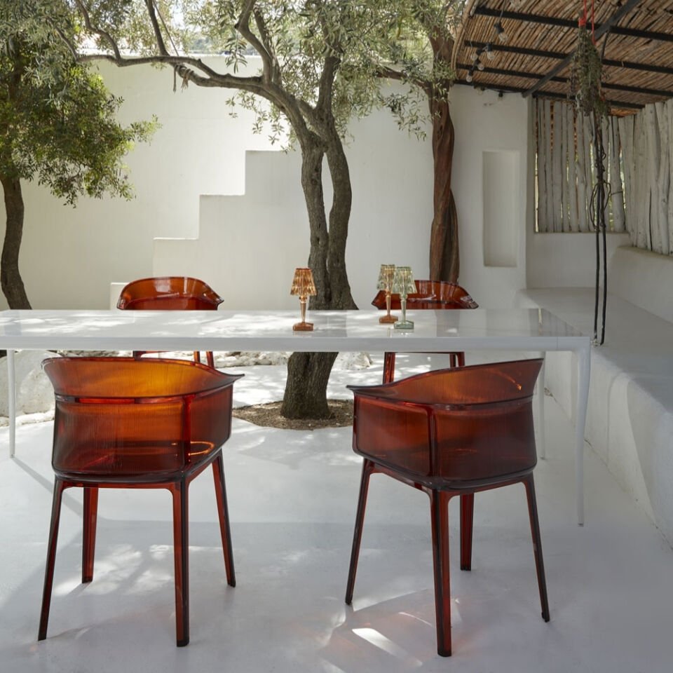 Kartell Albert 280 cm Beyaz Yemek Masası