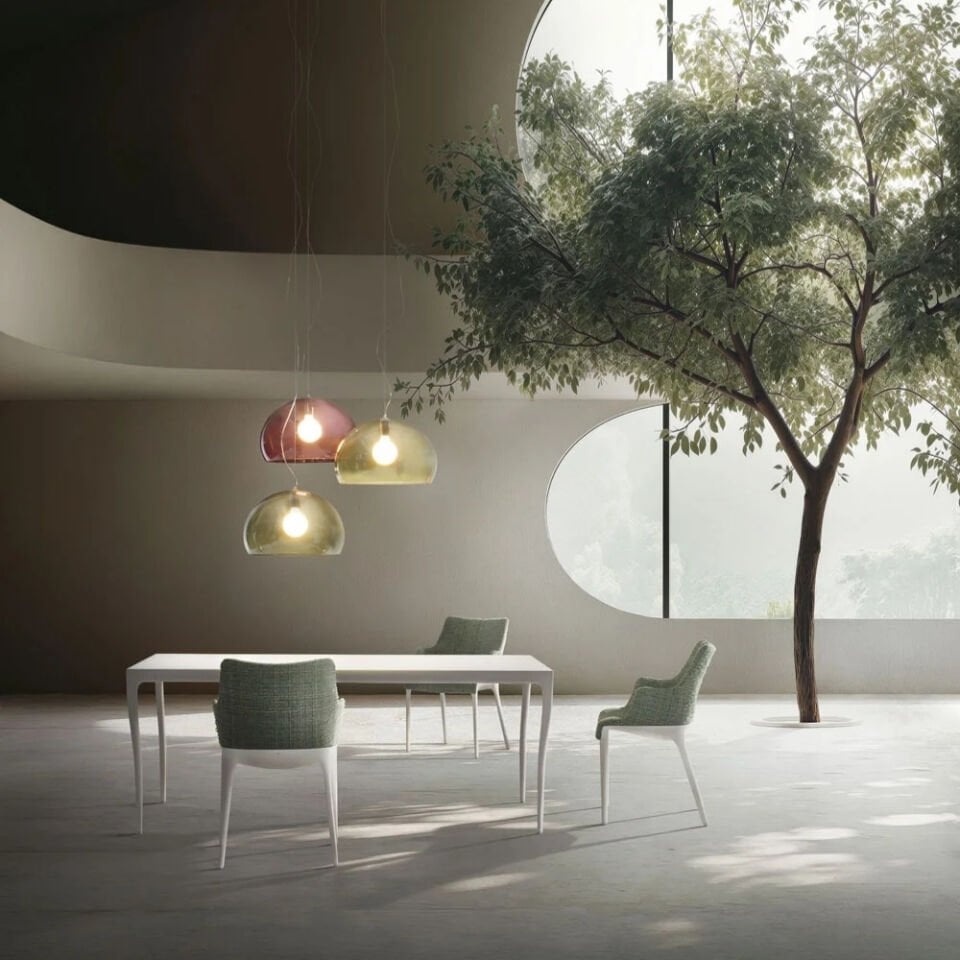 Kartell Albert 280 cm Beyaz Yemek Masası