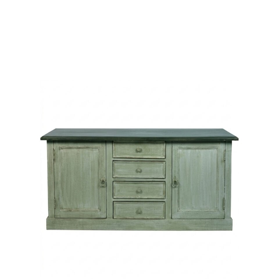 Blanc d’Ivoire Joe Eskitilmiş Büfe Gri