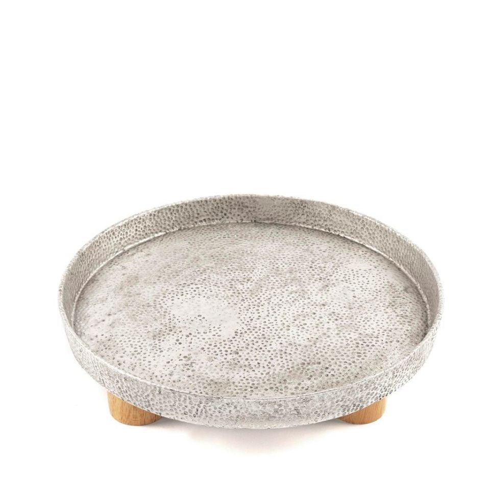 Ayaklı Resin Tepsi 40x9 cm