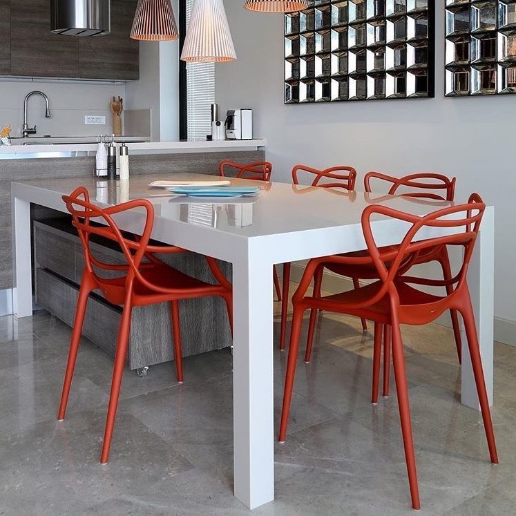 2'li Masters Paslı Turuncu Sandalye