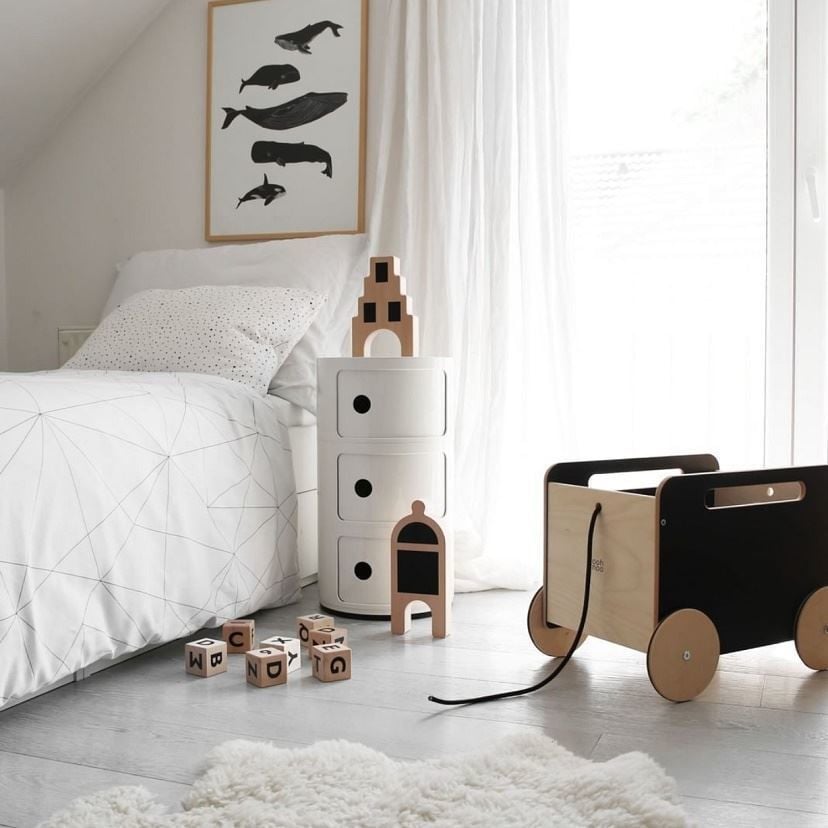 Kartell Componibili Classic 3 Çekmeceli Beyaz Modül