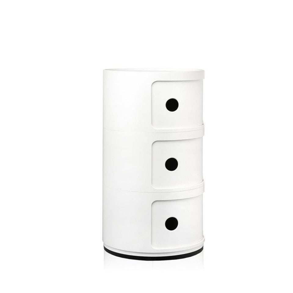 Kartell Componibili Classic 3 Çekmeceli Beyaz Modül