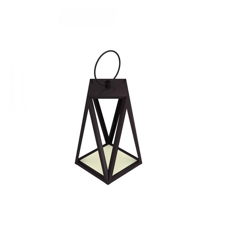 Unopiu Oslo Piramid Ledli Fener Bronz H:60 cm