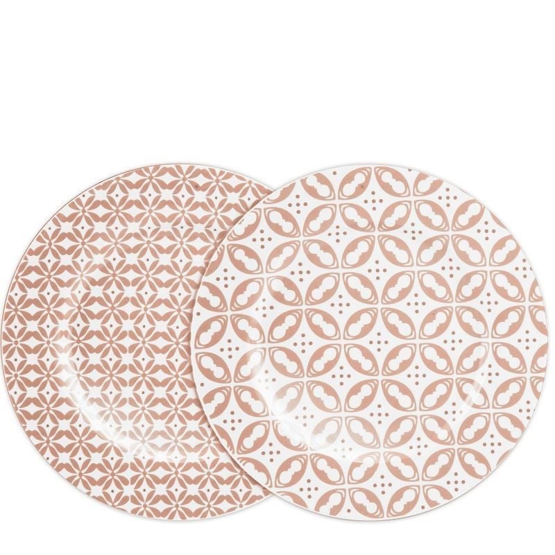 Tiles 2'li Tatlı Tabağı Seti Peach 2