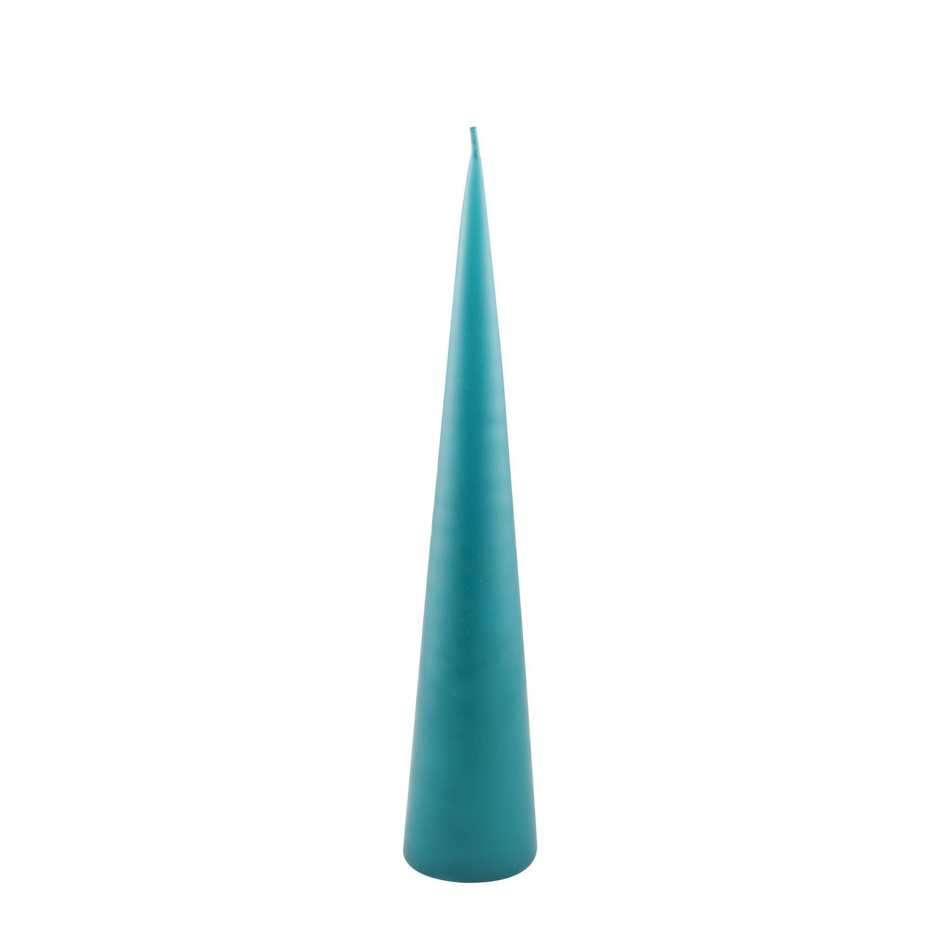 Mum Konik Mavi-Yeşil H:22,5 cm