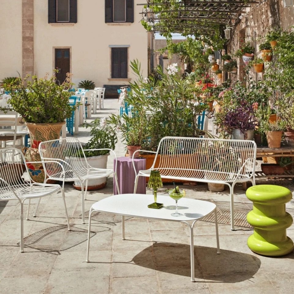 Kartell Hiray Beyaz Kollu Koltuk