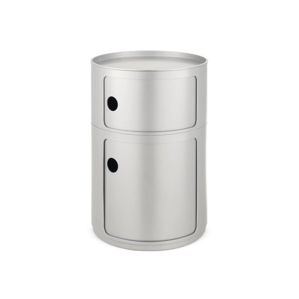 Kartell Componibili Gümüş Set-2