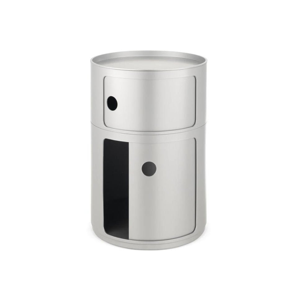 Kartell Componibili Gümüş Set-2