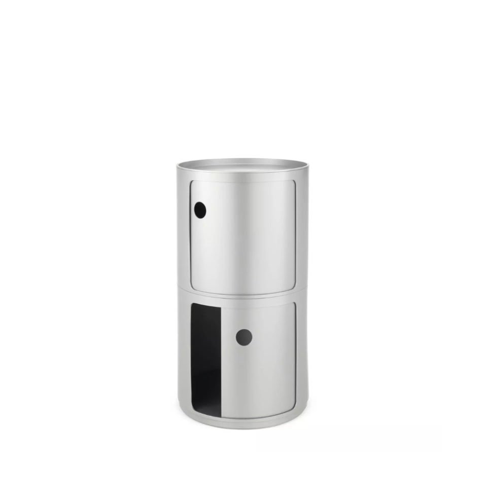 Kartell Componibili Gümüş Set-4