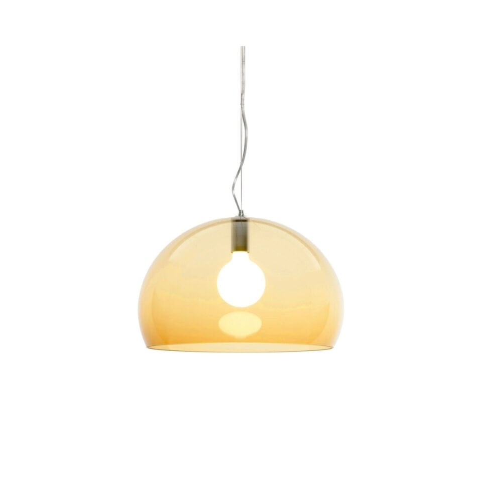 Kartell FL/Y Amber Tavan Lambası