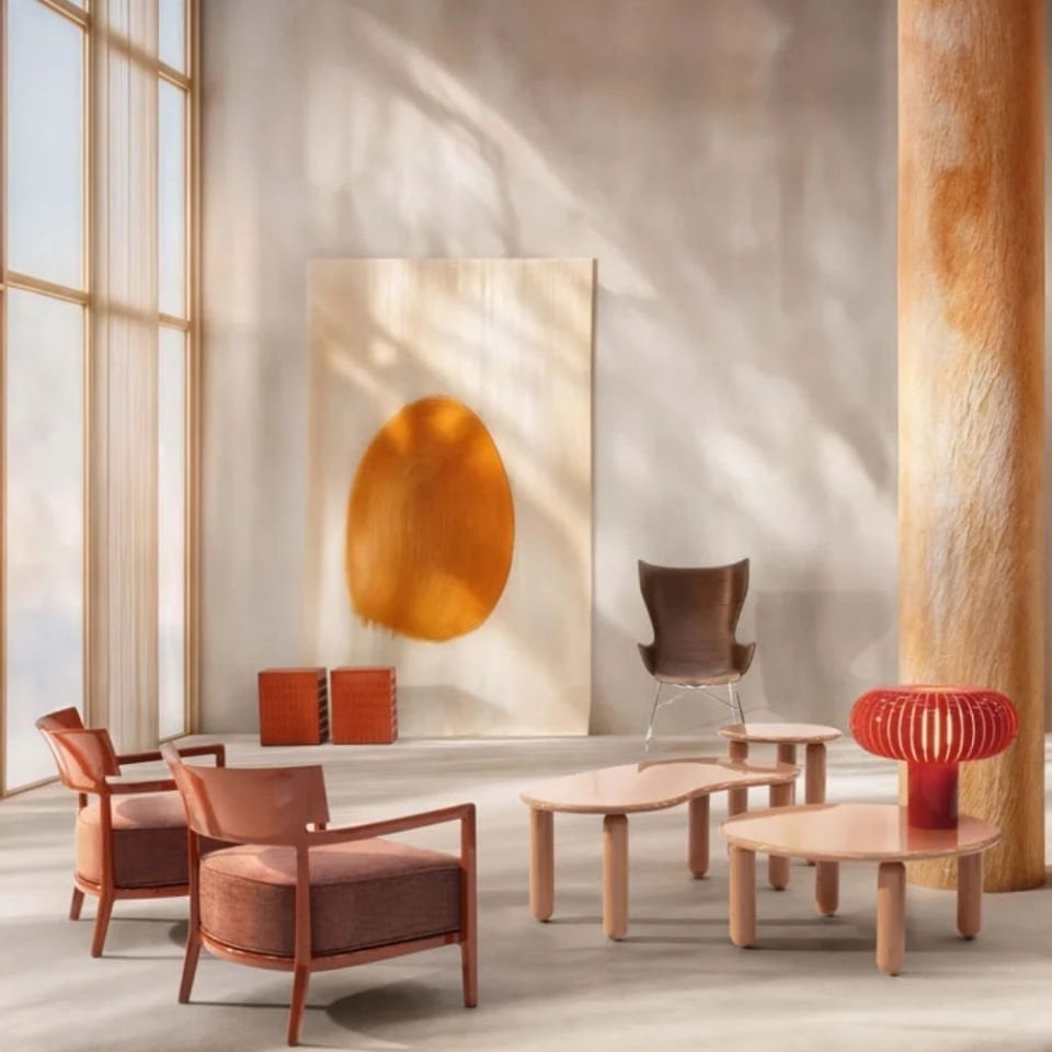 Kartell Teresa Turuncu Masa Lambası