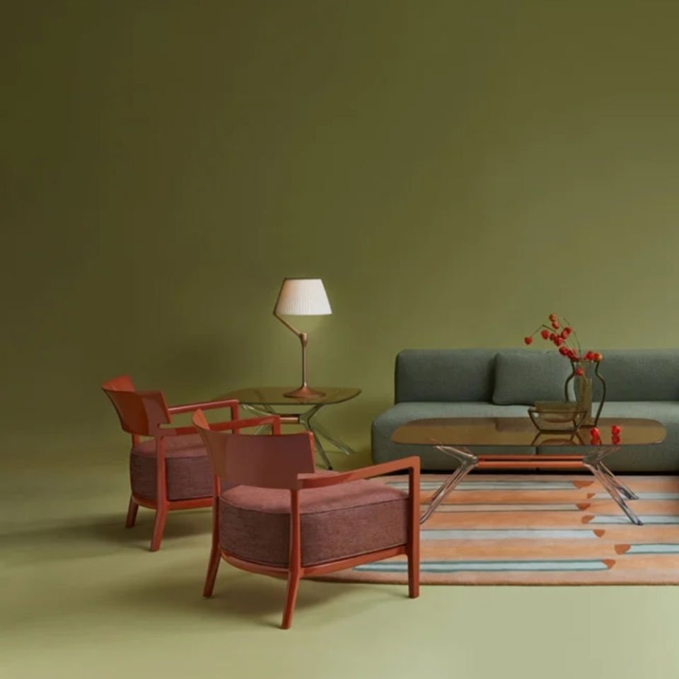Kartell Angelo Stone Bakır Masa Lambası