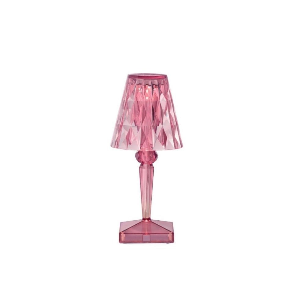 Kartell Battery Pembe Masa Lambası