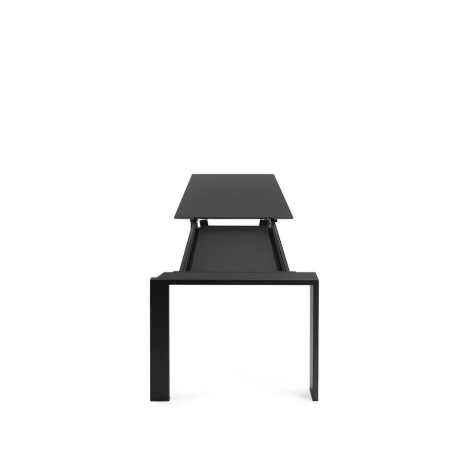 Kartell Four Uzatılabilir Siyah Yemek Masası