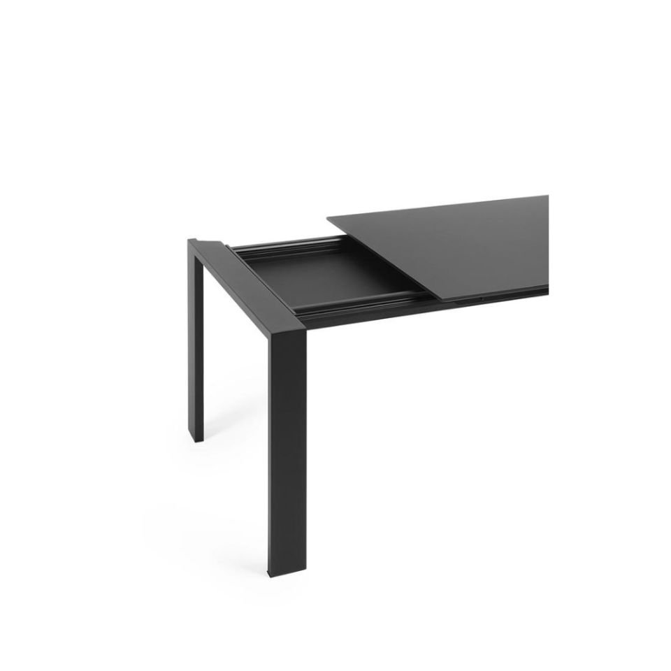Kartell Four Uzatılabilir Siyah Yemek Masası