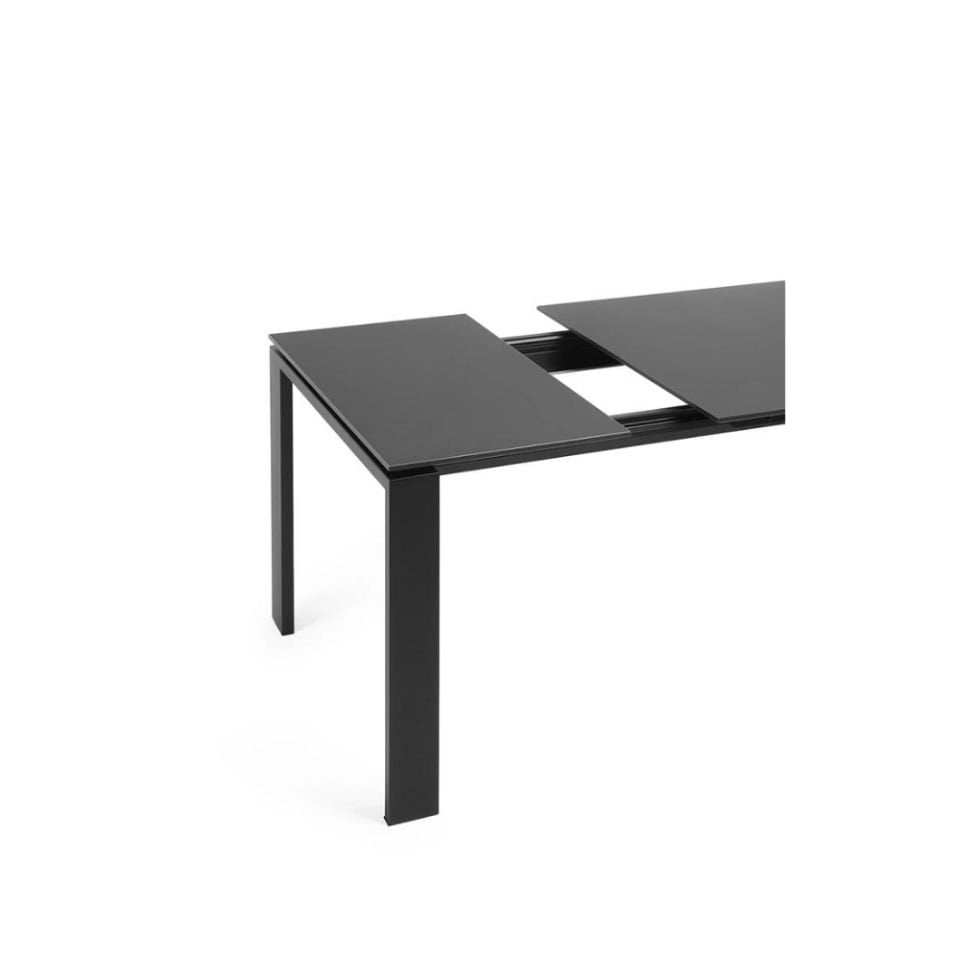 Kartell Four Uzatılabilir Siyah Yemek Masası