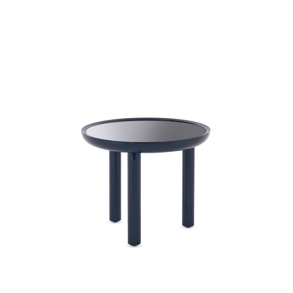 Kartell K-Top Yuvarlak Lacivert Sehpa