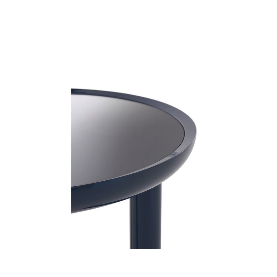Kartell K-Top Yuvarlak Lacivert Sehpa