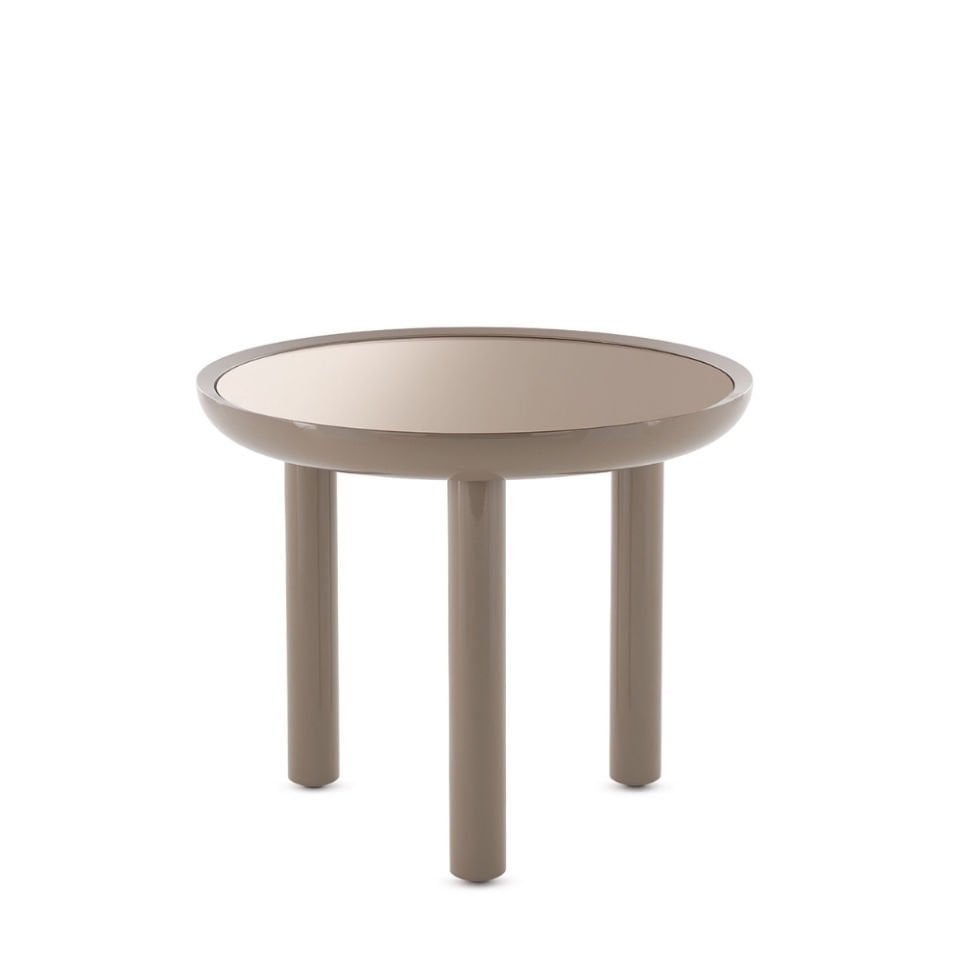Kartell K-Top Yuvarlak Dove Sehpa